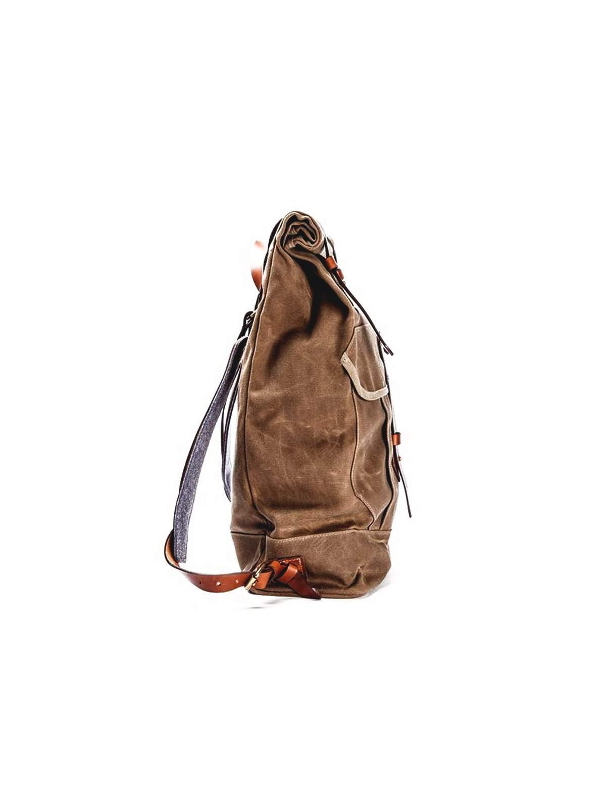 Tanner Goods Wilderness Rucksack Waxed Field Tan - MORE by Morello Indonesia