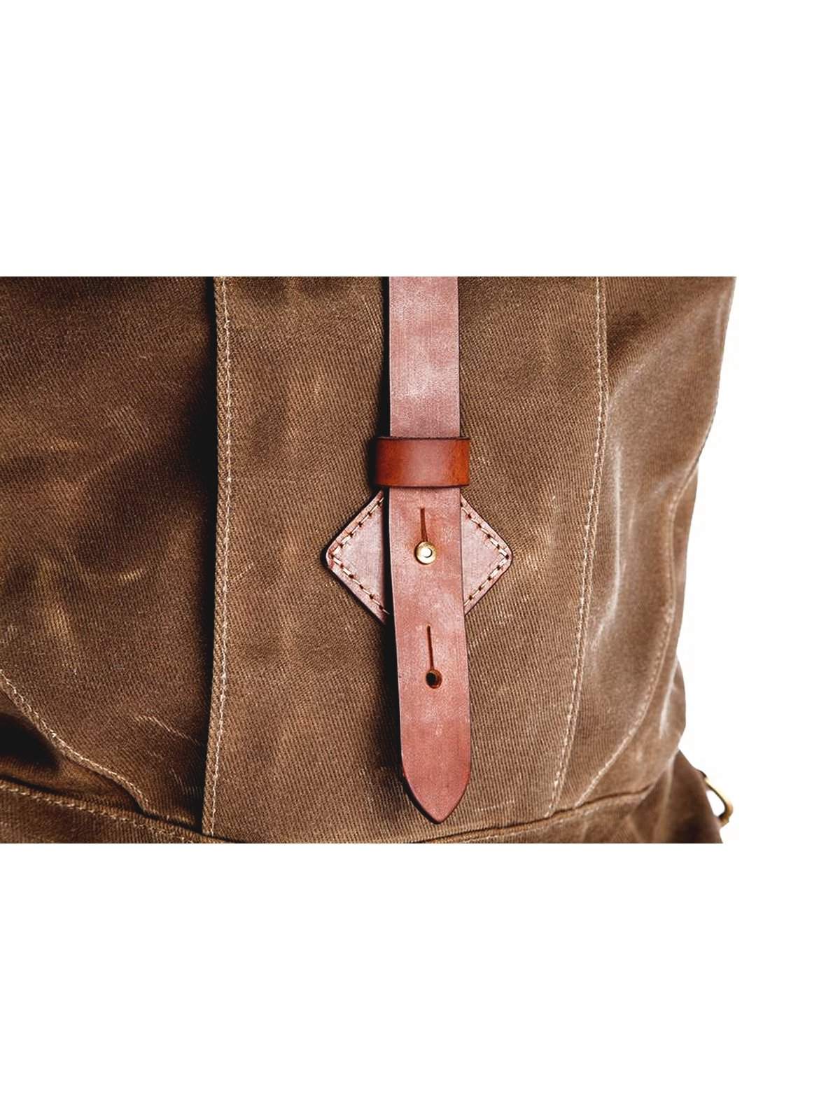 Tanner Goods Wilderness Rucksack Waxed Field Tan - MORE by Morello Indonesia