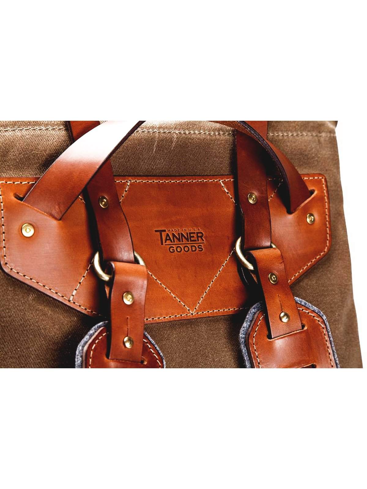 Tanner Goods Wilderness Rucksack Waxed Field Tan - MORE by Morello Indonesia