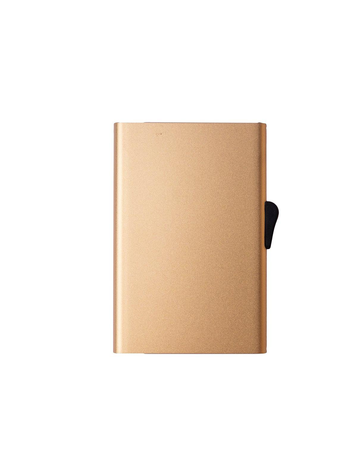 C-Secure Aluminium RFID Cardholder Beige - MORE by Morello Indonesia