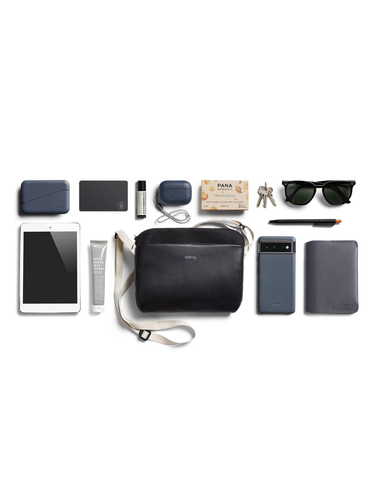 Bellroy City Pouch Plus Premium Edition Black Sand