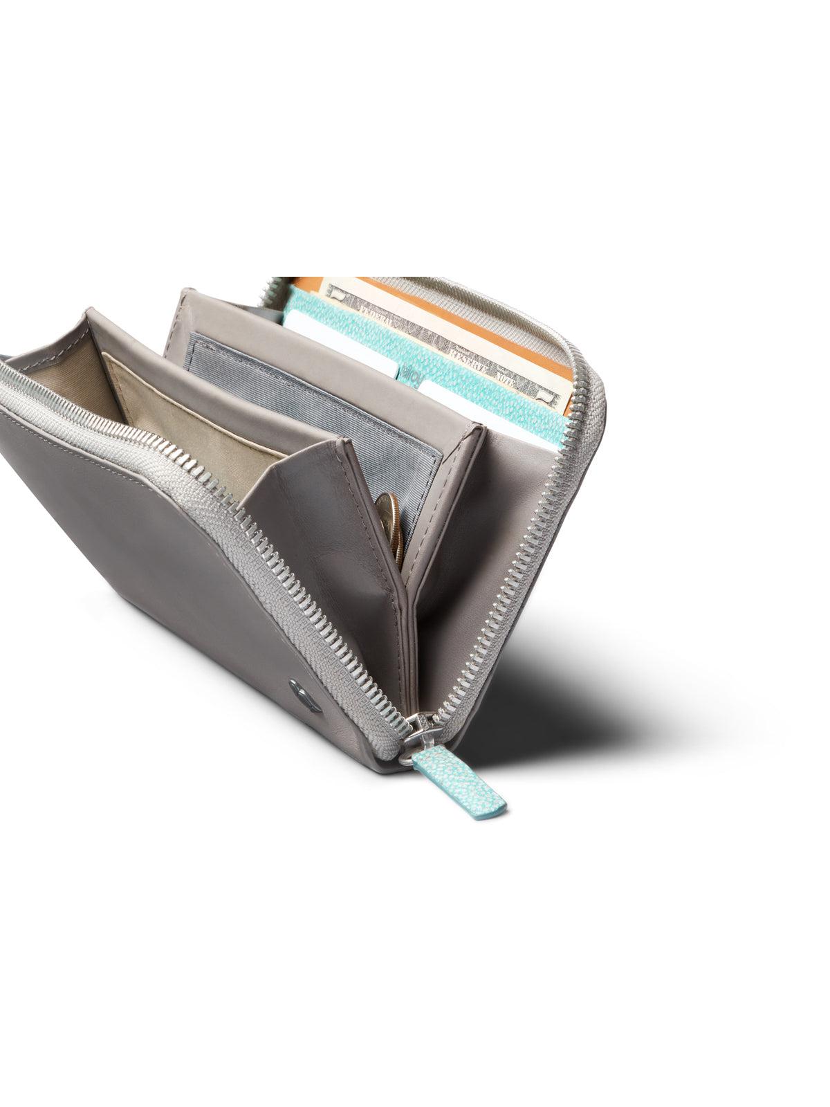 bellroy ladies wallet Bellroy Folio Wallet Grey Lagoon RFID