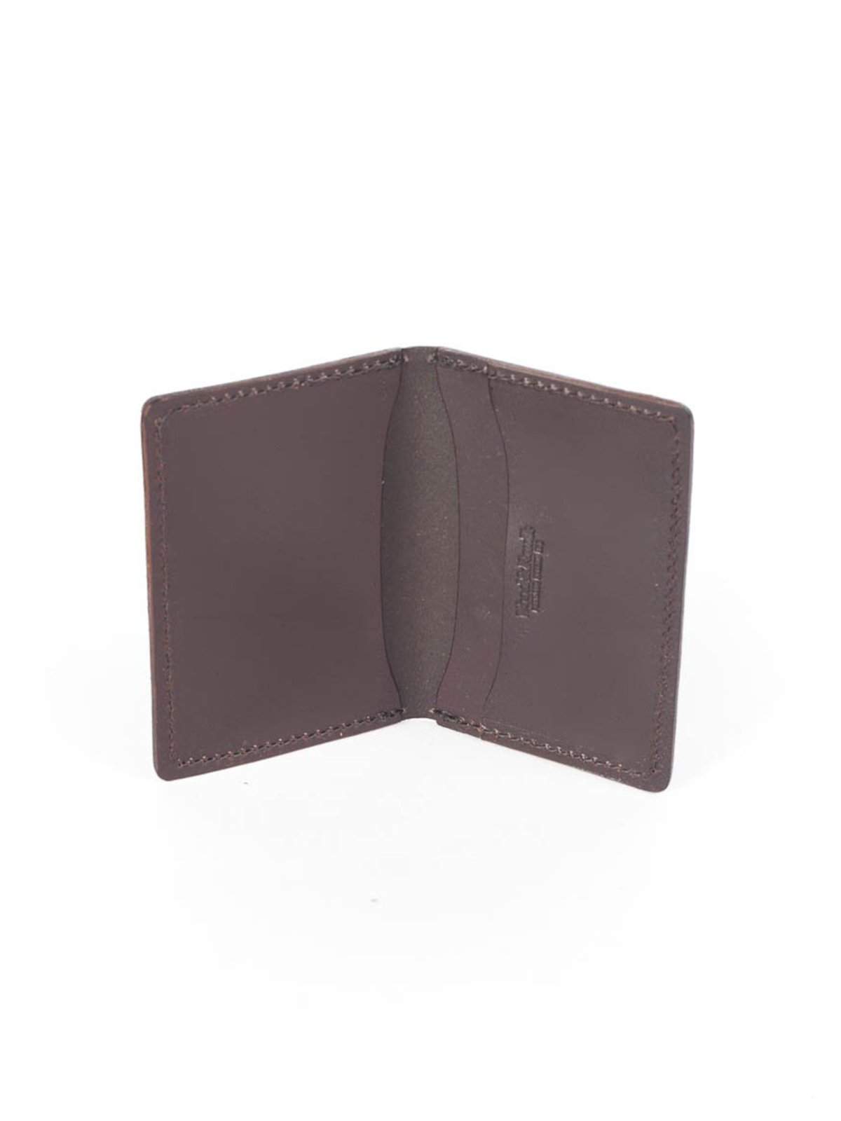 Wood&amp;Faulk Front Pocket Brown Chromexcel Wallet - MORE by Morello Indonesia