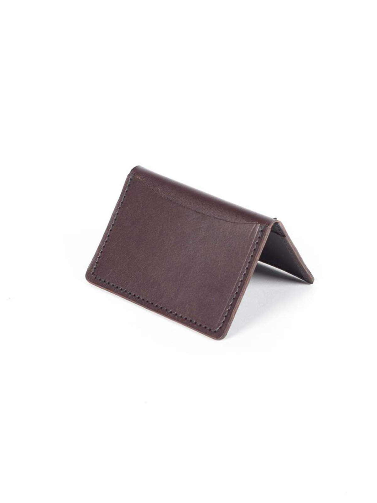 Wood&amp;Faulk Front Pocket Brown Chromexcel Wallet - MORE by Morello Indonesia