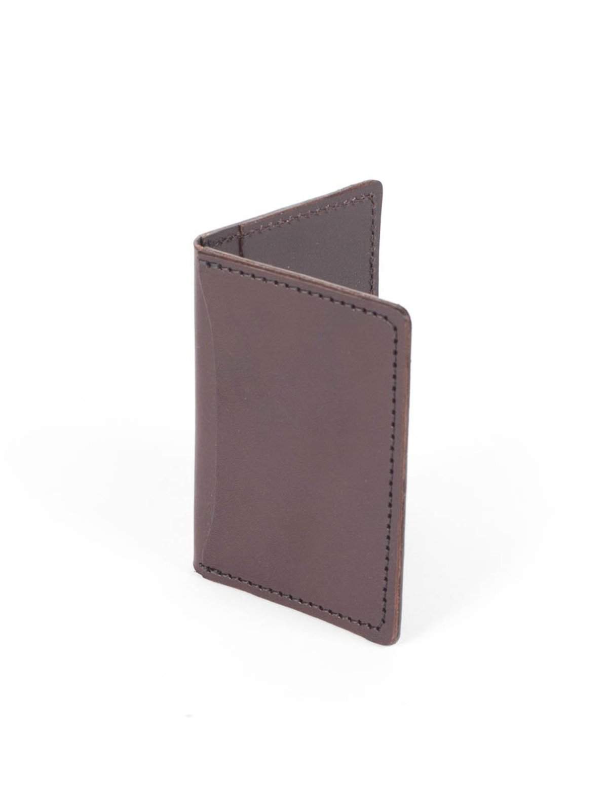 Wood&amp;Faulk Front Pocket Brown Chromexcel Wallet - MORE by Morello Indonesia