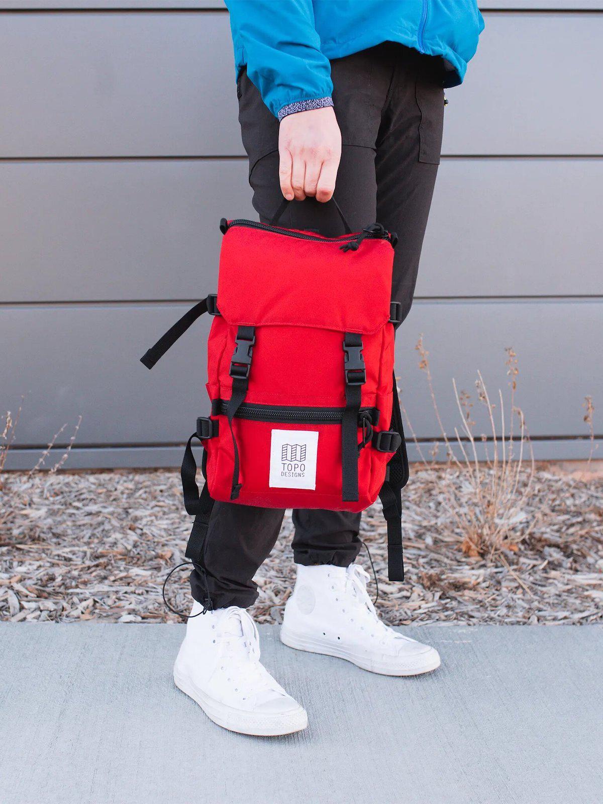 Topo Designs Rover Pack Mini Black Canvas
