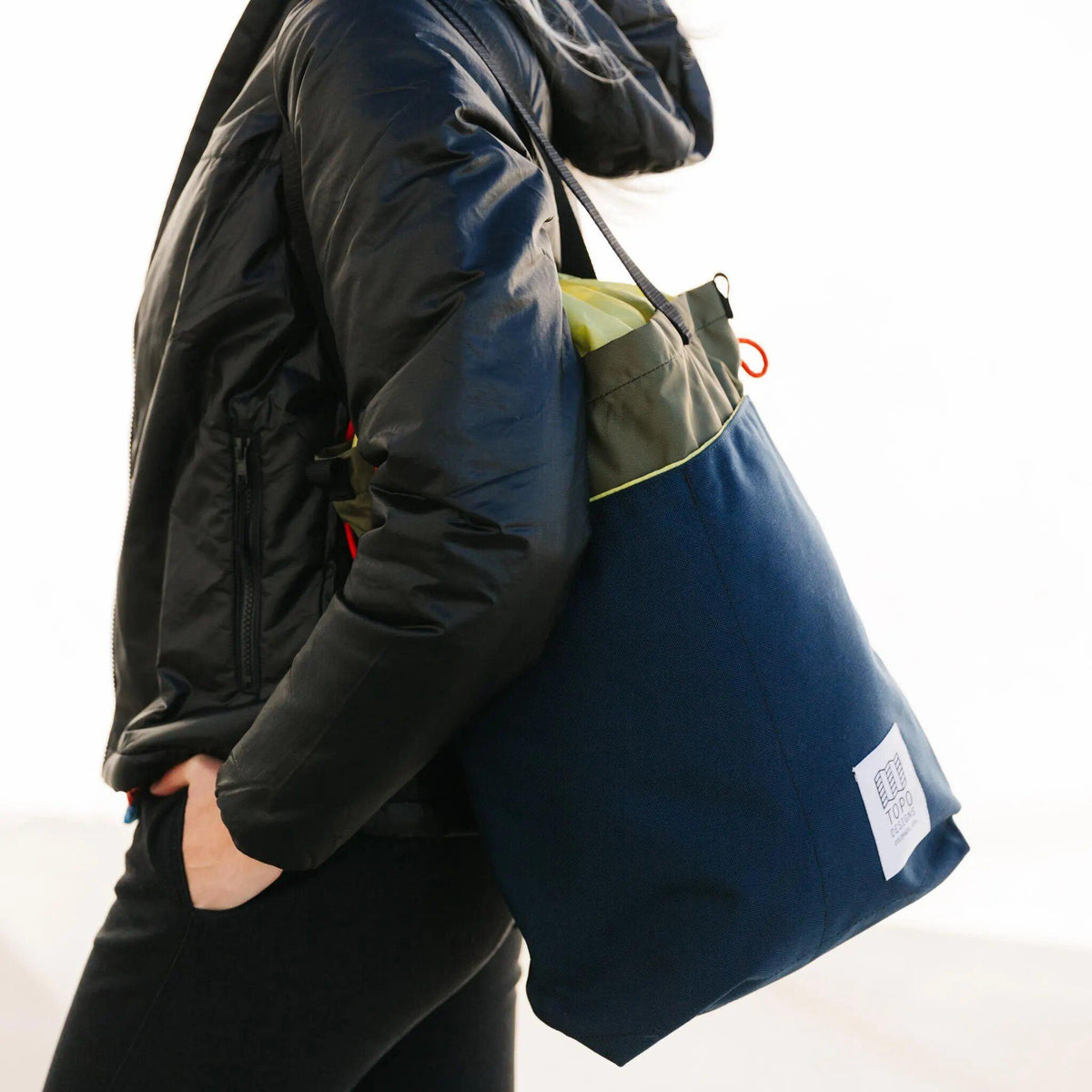 Topo Designs Cinch Tote Black