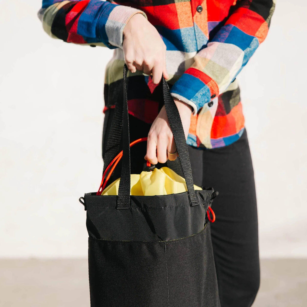 Topo Designs Cinch Tote Black