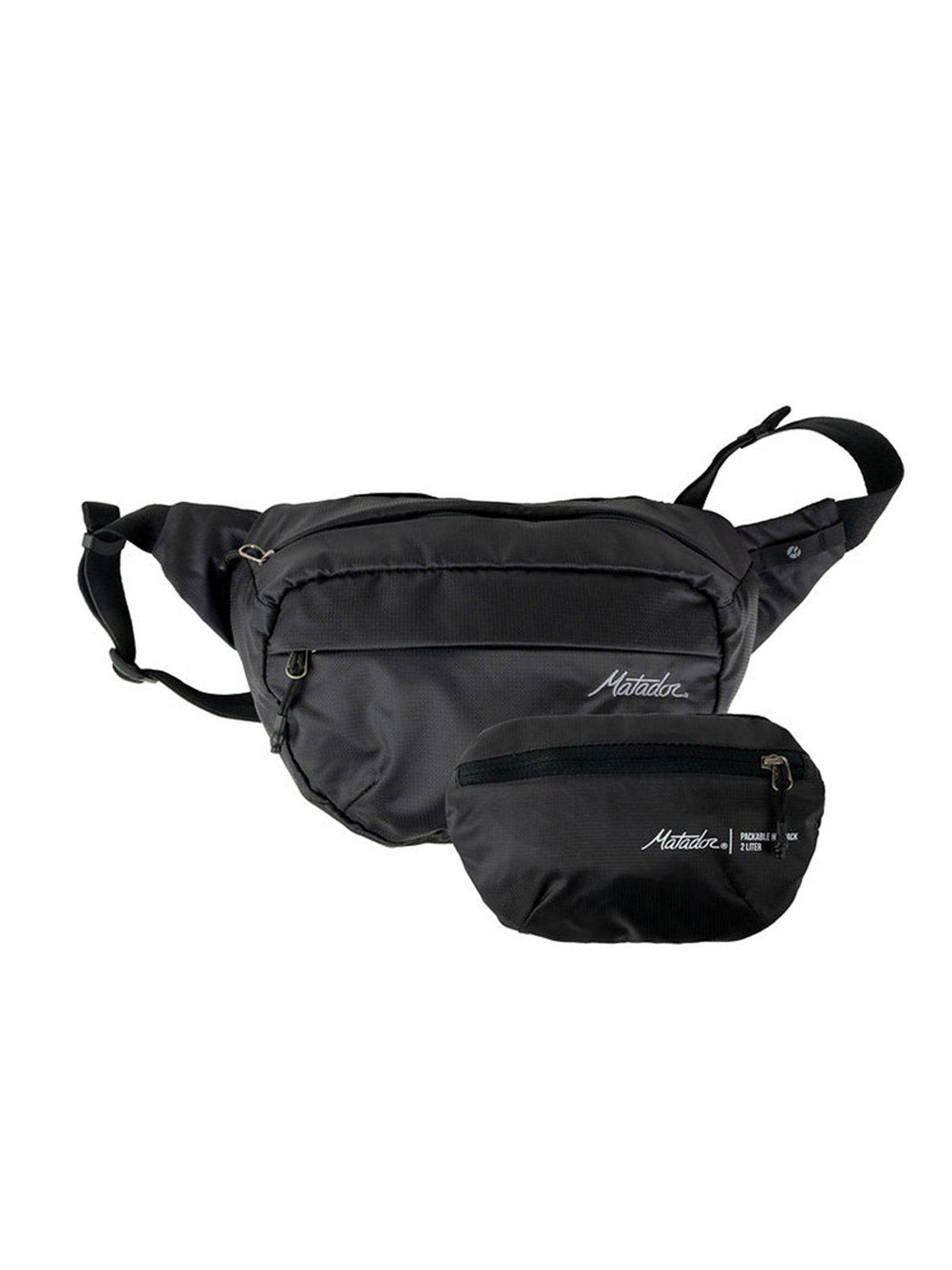 Matador On-Grid™ Packable Hip Pack 2L Black - MORE by Morello 