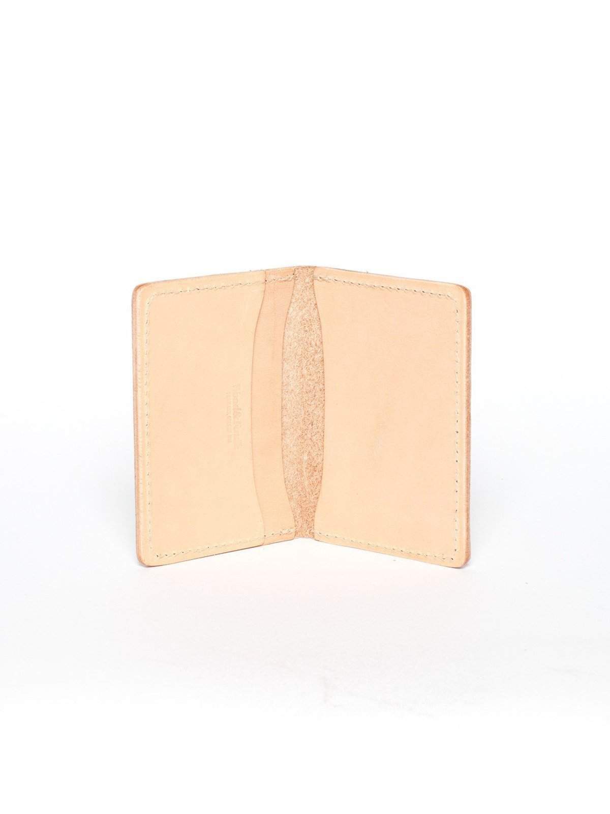 Wood&amp;Faulk Front Pocket Natural Vegetable Tan Wallet - MORE by Morello Indonesia