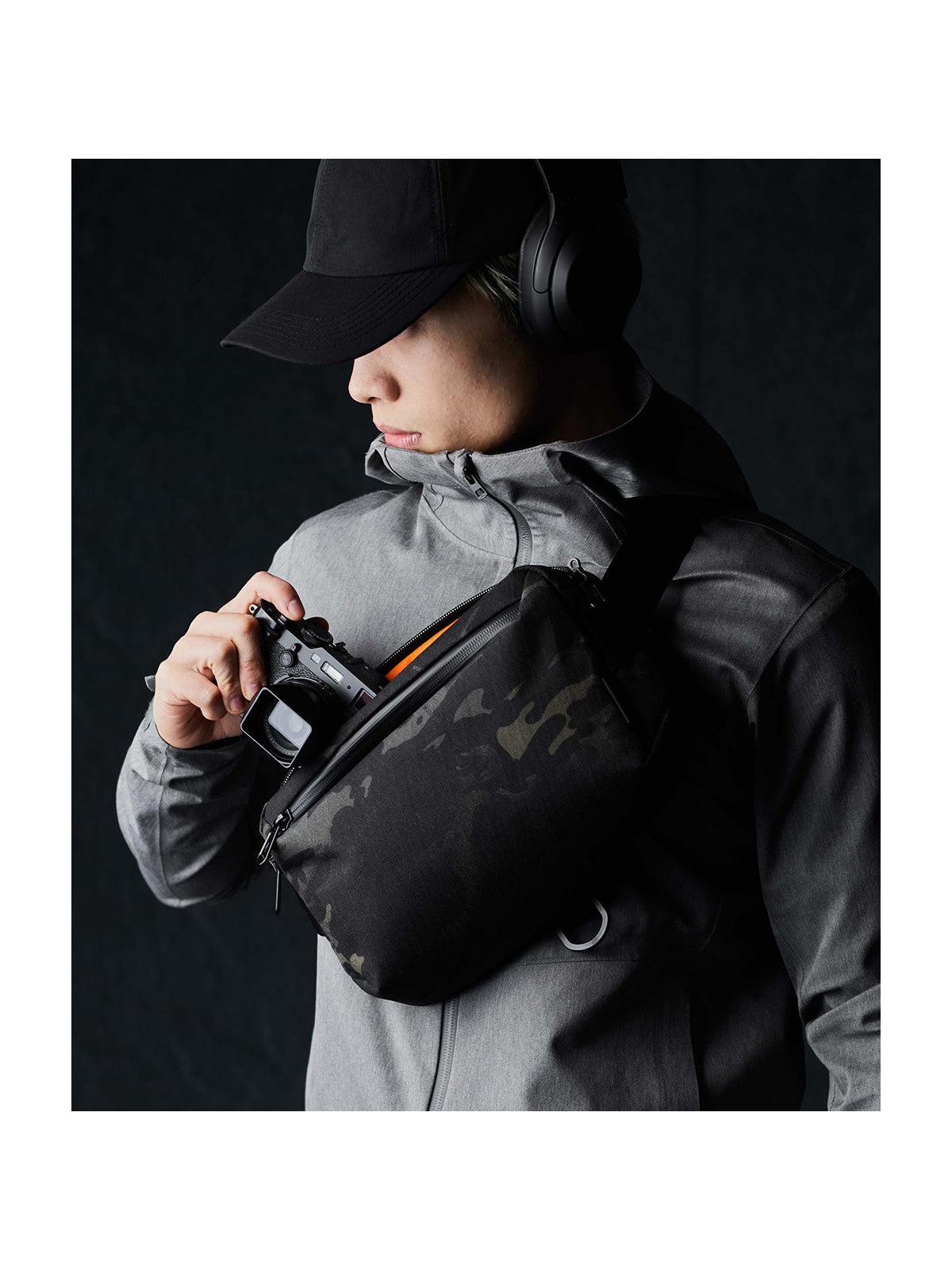 Aer day sling 2 black camo shop
