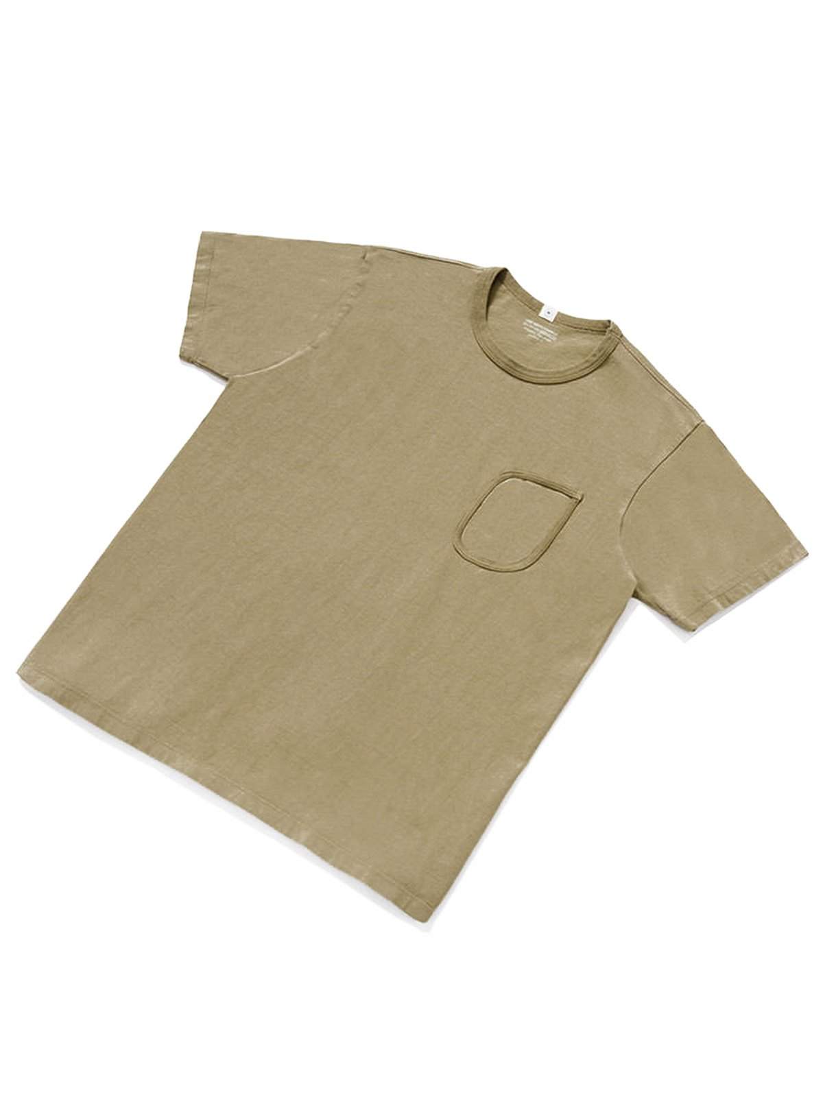 Lady White Co. Clark Pocket Tee Khaki Fog - MORE by Morello Indonesia