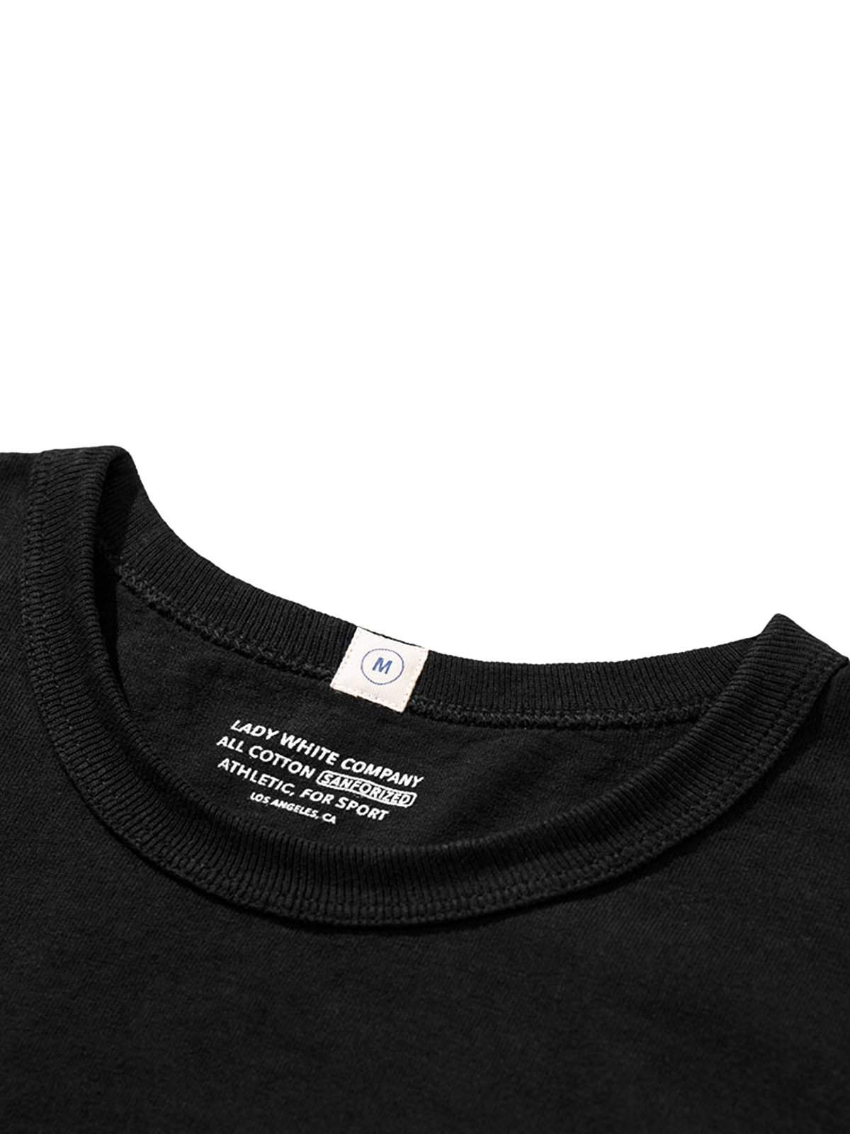 Lady White Co. Clark Pocket Tee Black - MORE by Morello Indonesia