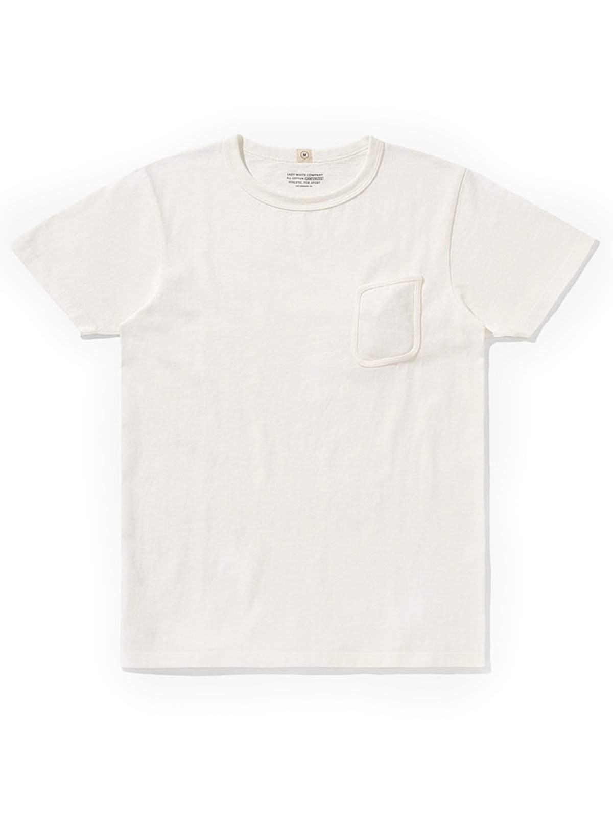 Lady White Clark Pocket Tee White MORE by Morello Indonesia