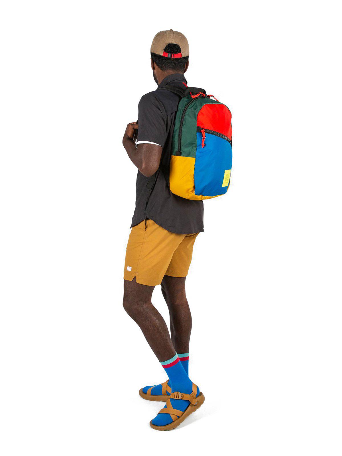 Topo Designs Light Pack Mustard Ripstop Turquoise
