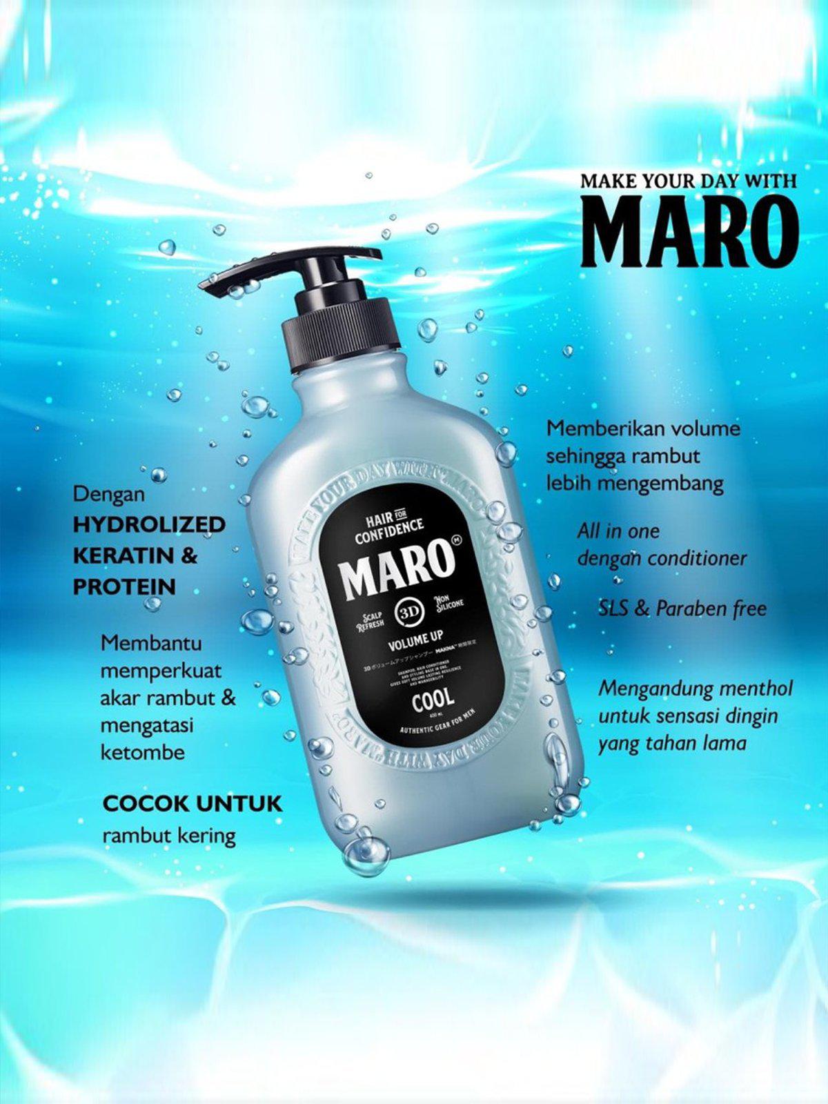 MARO x Makna 3D Volume UP Ex Cool Shampoo Incl. Conditioner