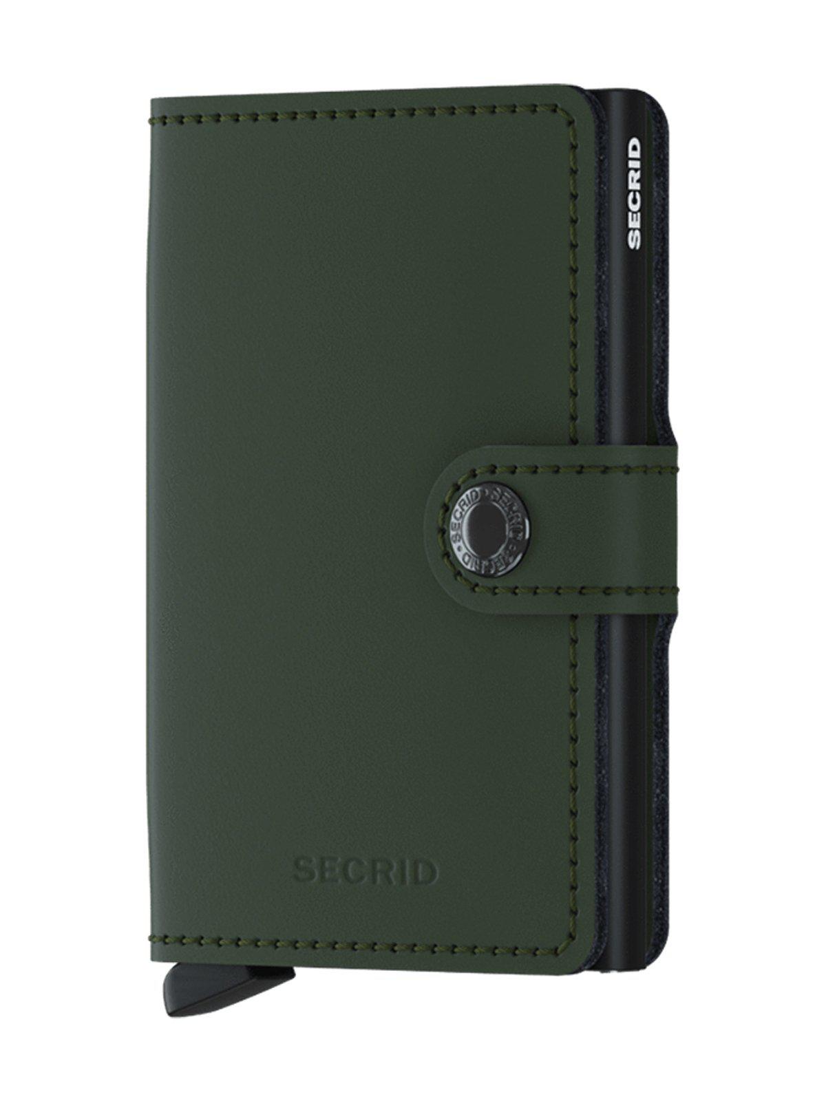 Secrid Miniwallet Matte Green Black