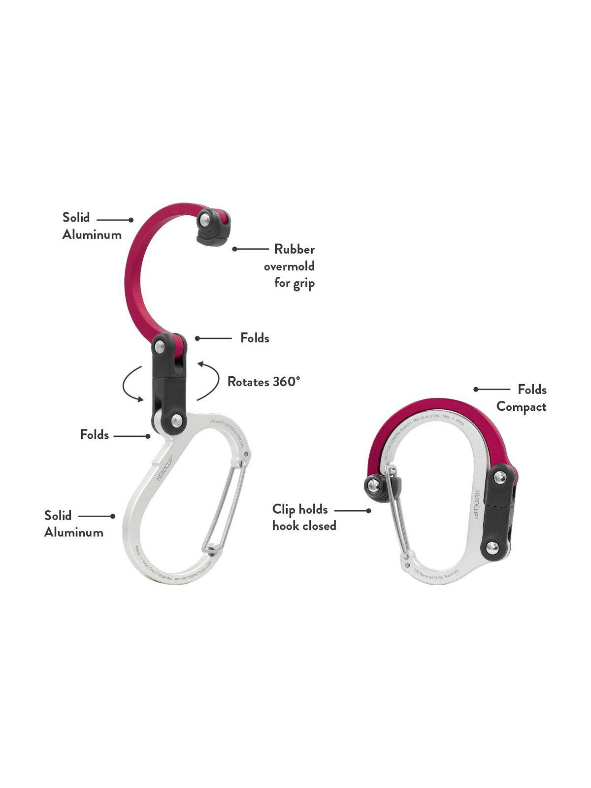 Heroclip Carabiner Medium Hot Rod Red