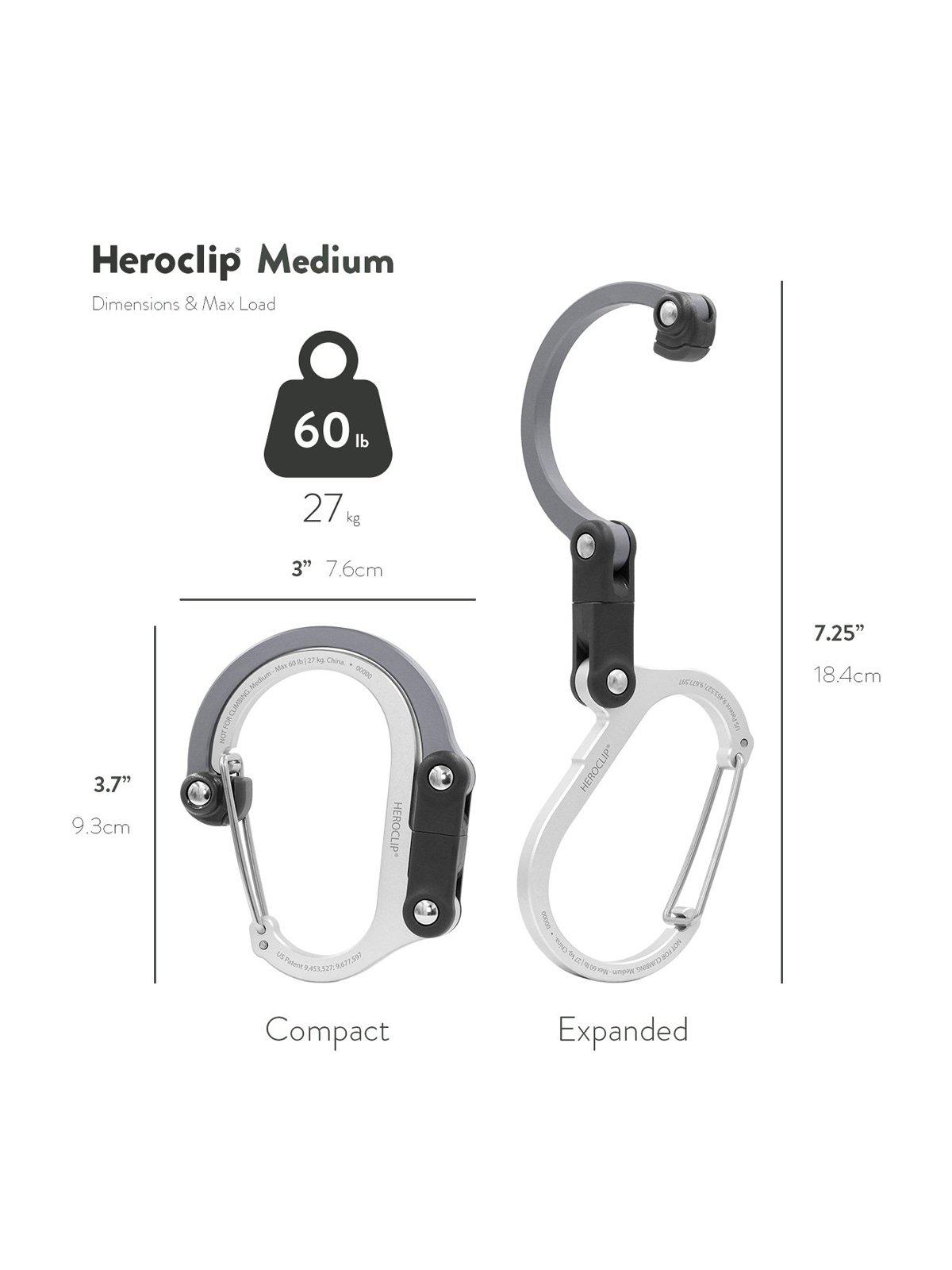 Heroclip Carabiner Medium Shade of Grey