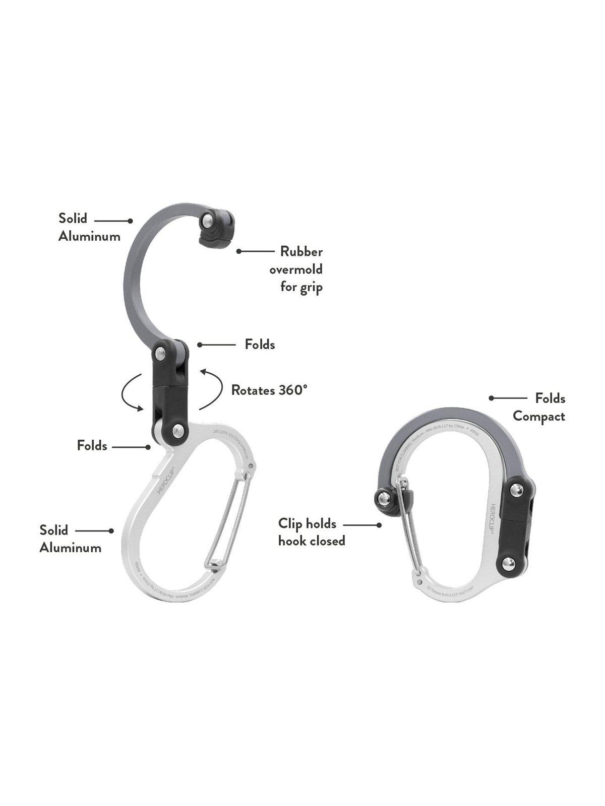 Heroclip Carabiner Medium Shade of Grey