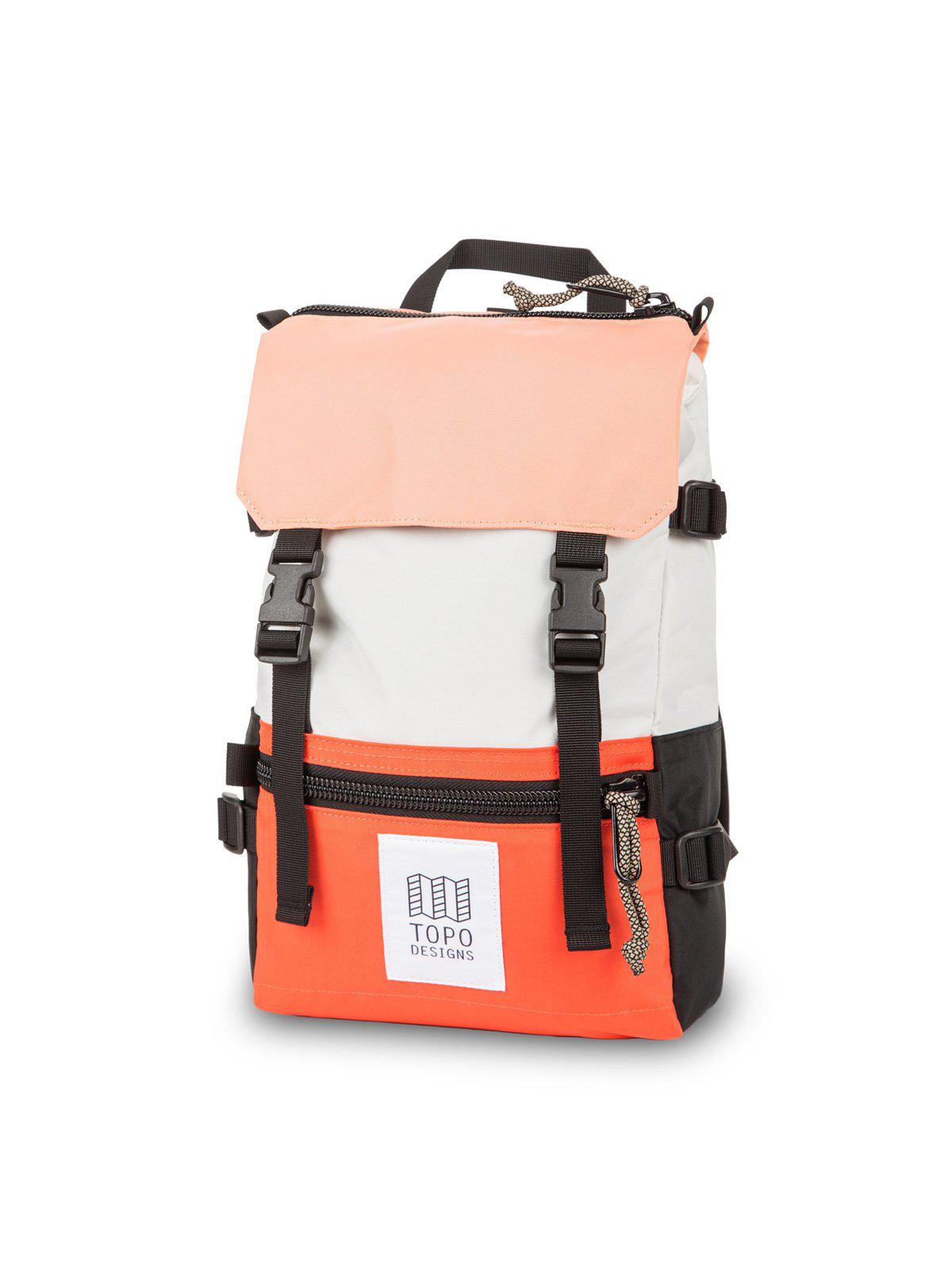 Topo Rover Mini Topo Designs Rover Pack Mini Natural Hot Coral Peach - MORE by Morello ...
