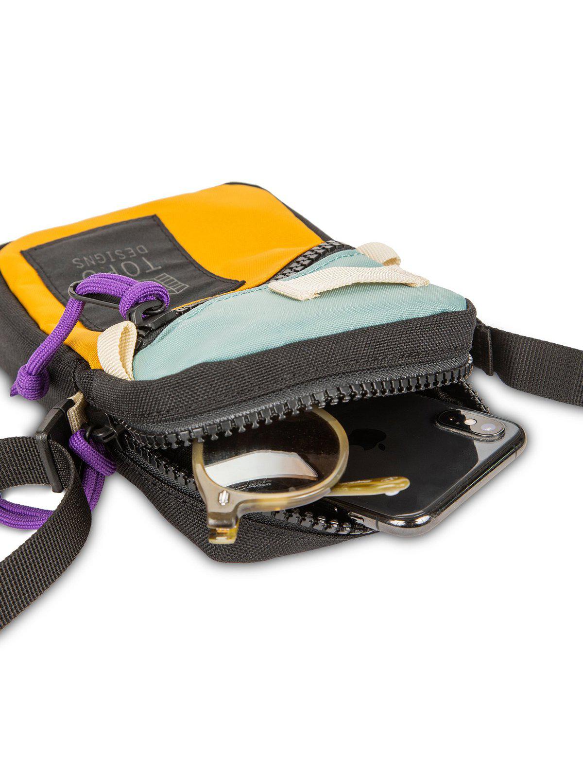 Topo Designs Mini Shoulder Bag Black Grape