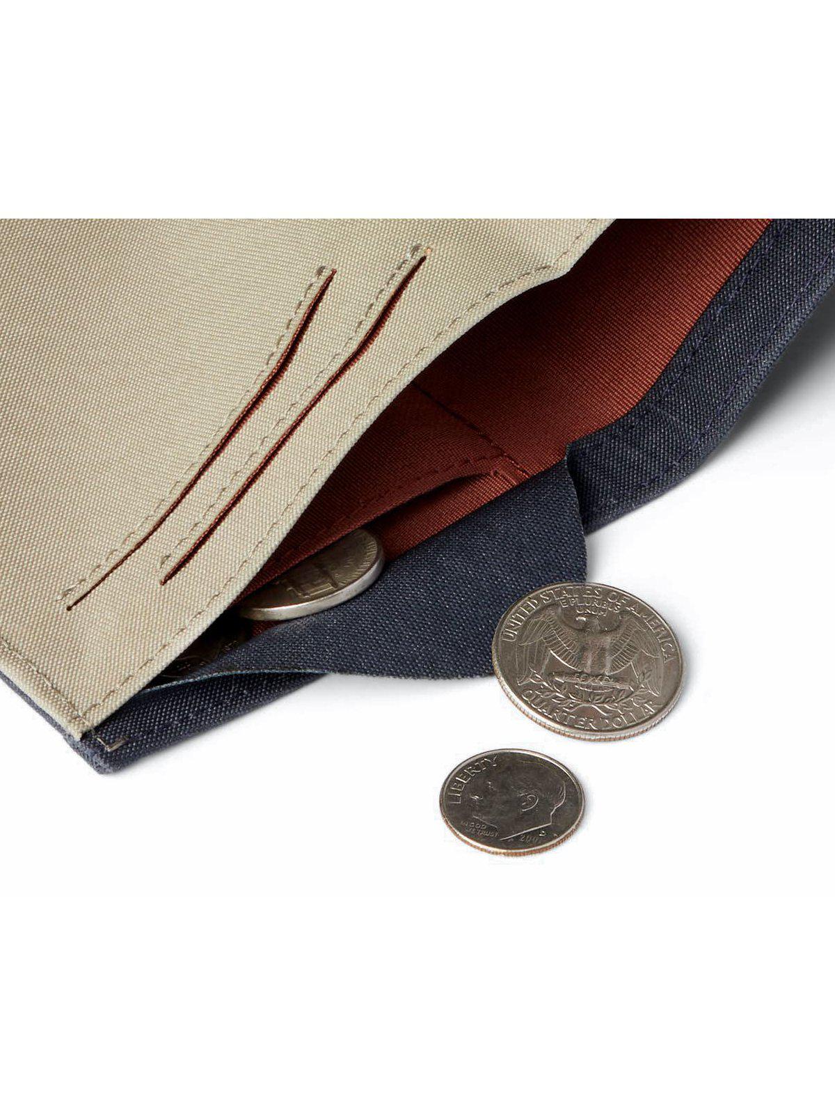 Bellroy Note Sleeve Wallet Woven Charcoal RFID (Leather-Free)
