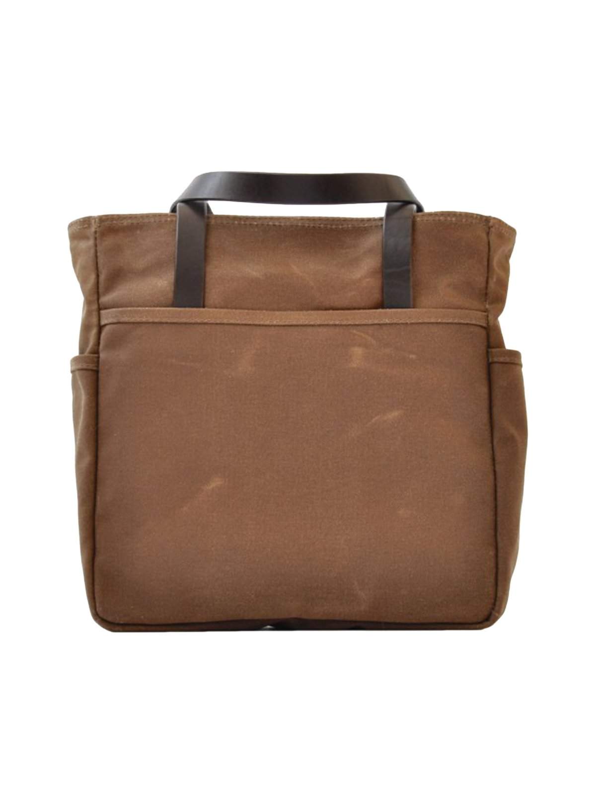 Oakstreet Bootmakers Field Tan Waxed Canvas Utility Tote - MORE by Morello Indonesia