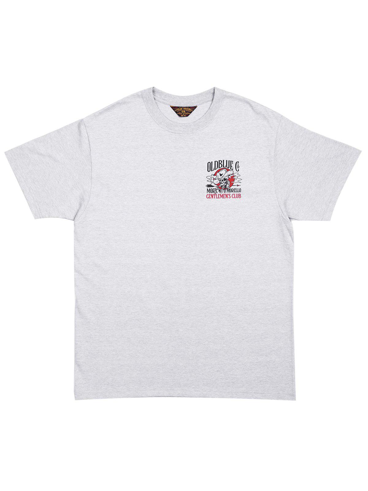 Oldblue Co. x MORE by Morello Tee The Gentlemen&#39;s Club Ash Grey - MORE by Morello Indonesia