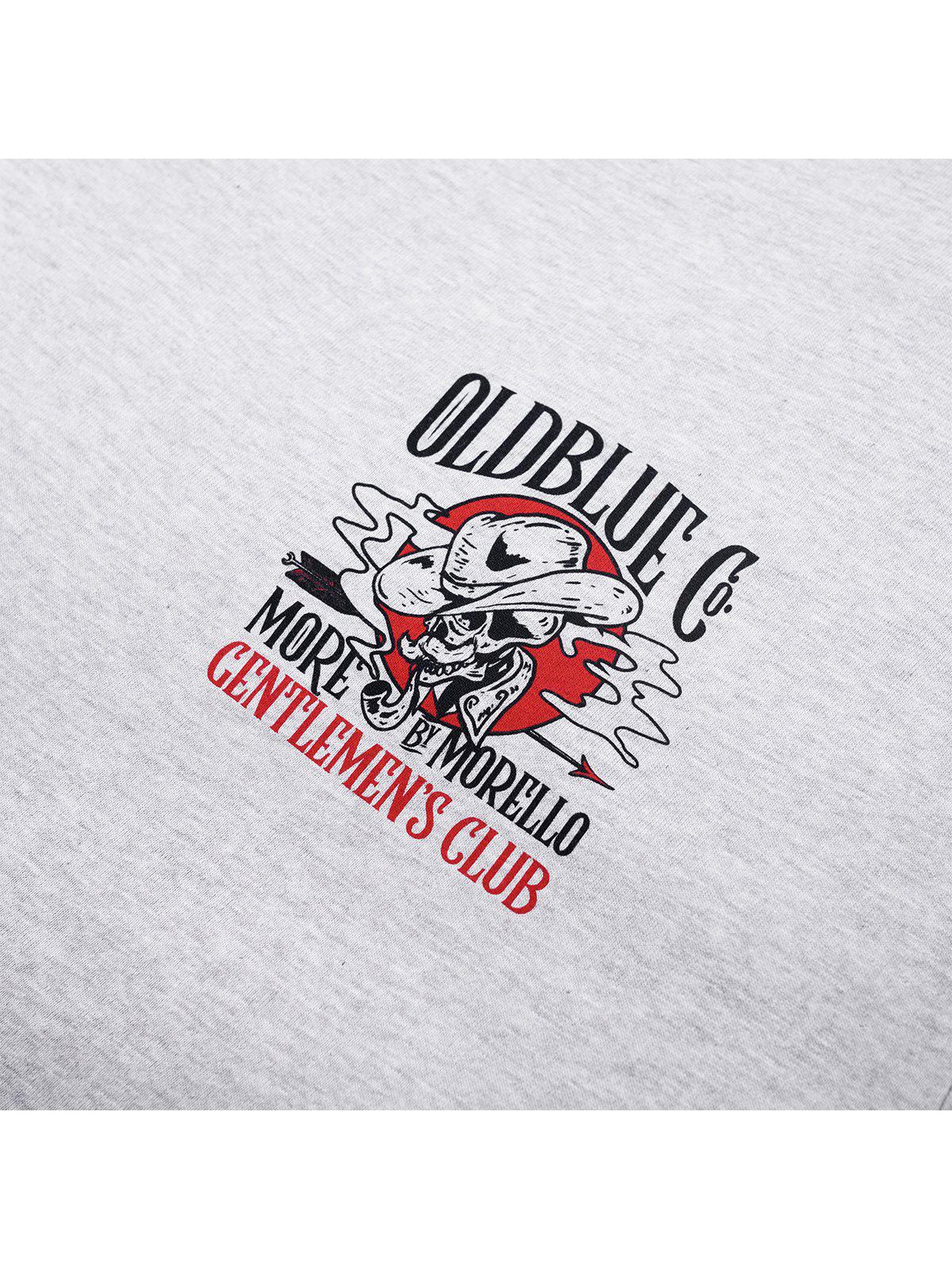 Oldblue Co. x MORE by Morello Tee The Gentlemen&#39;s Club Ash Grey - MORE by Morello Indonesia