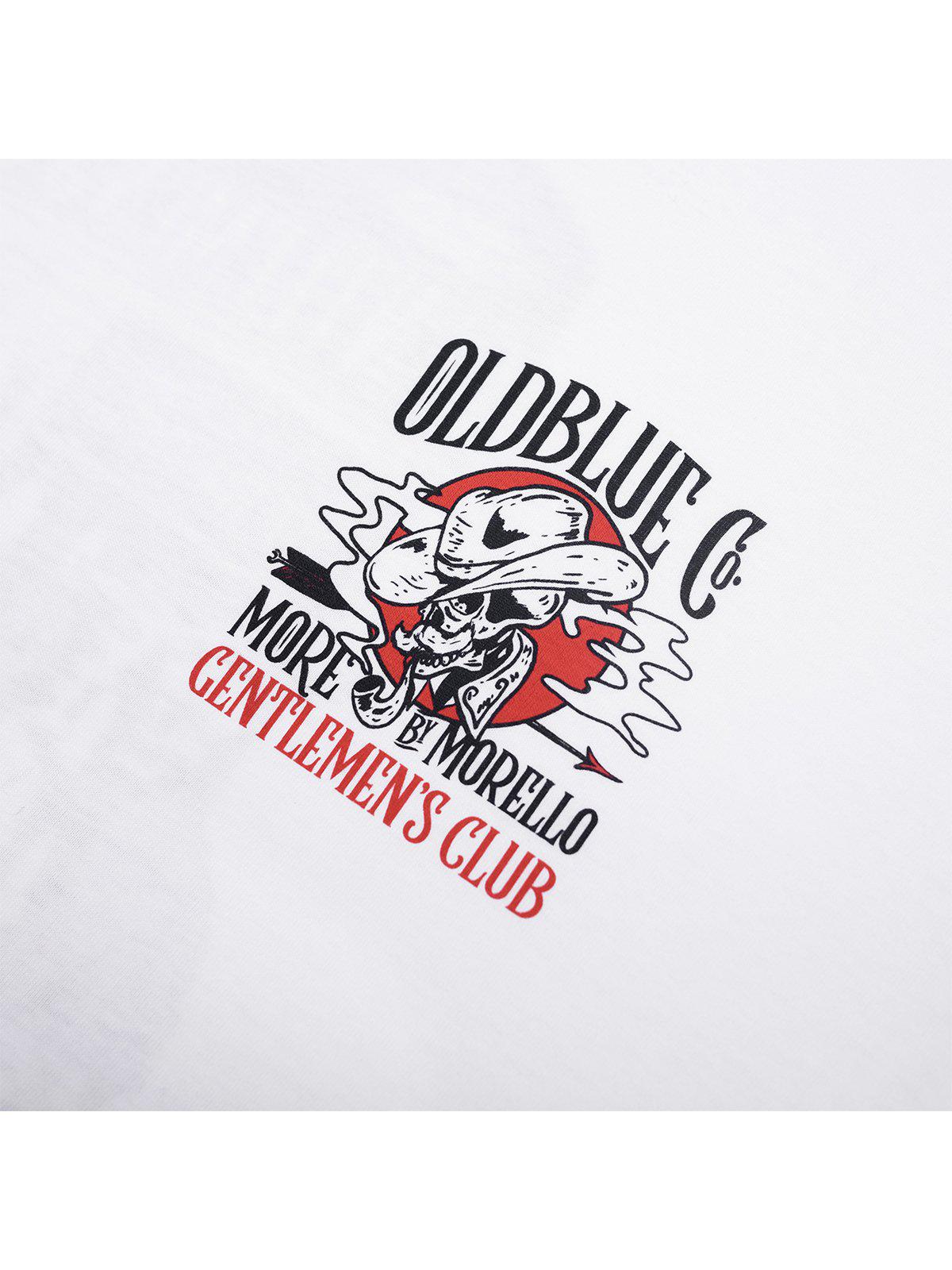 Oldblue Co. x MORE by Morello Tee The Gentlemen&#39;s Club White - MORE by Morello Indonesia