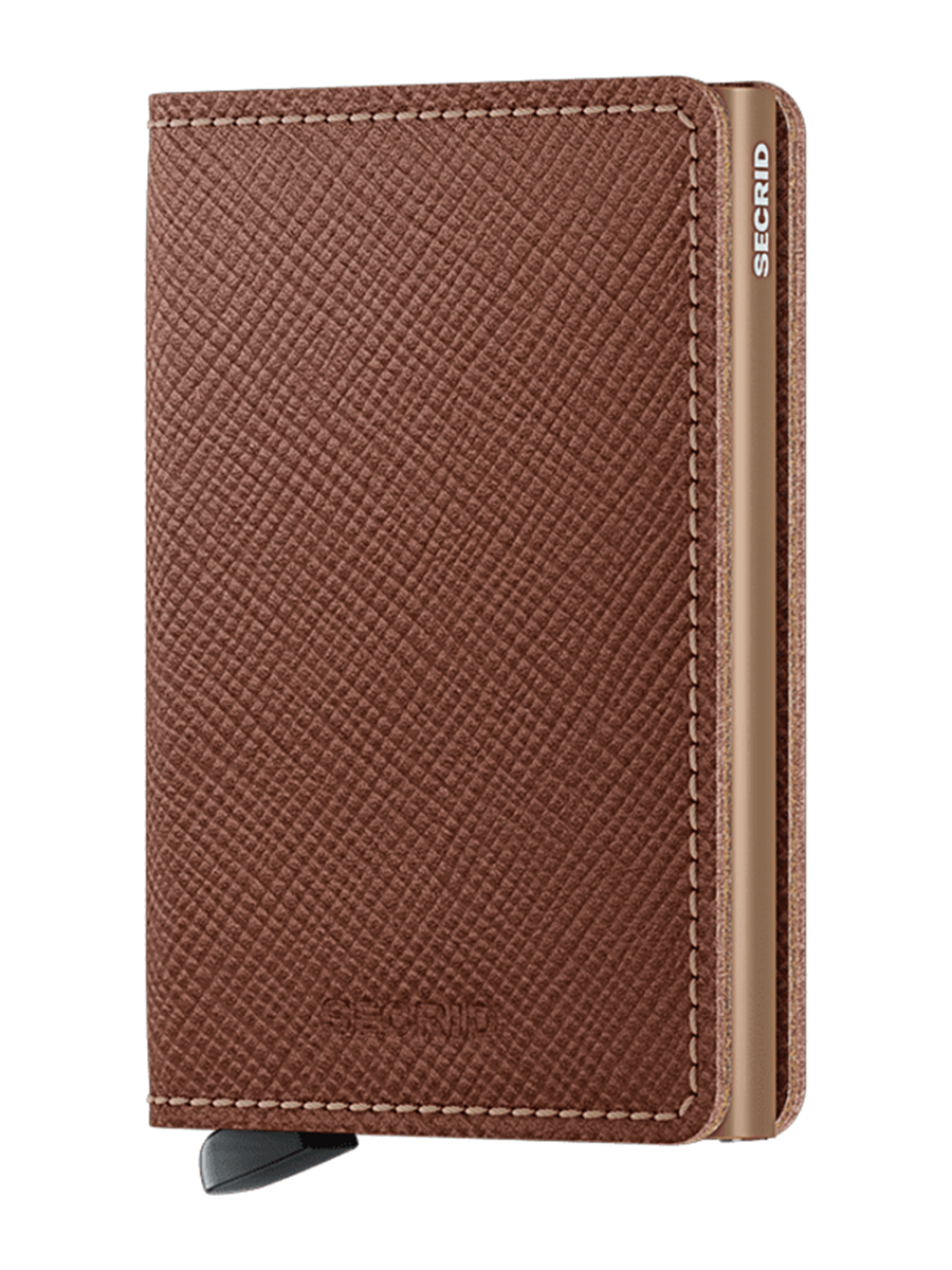 Secrid Slimwallet Saffiano Caramel