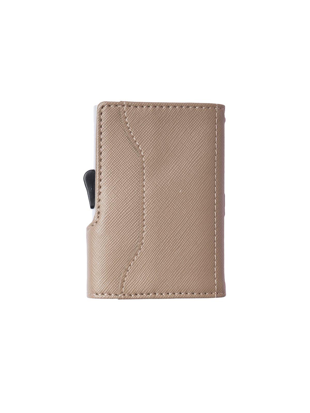 C-Secure Saffiano Leather RFID Wallet Grey - MORE by Morello Indonesia