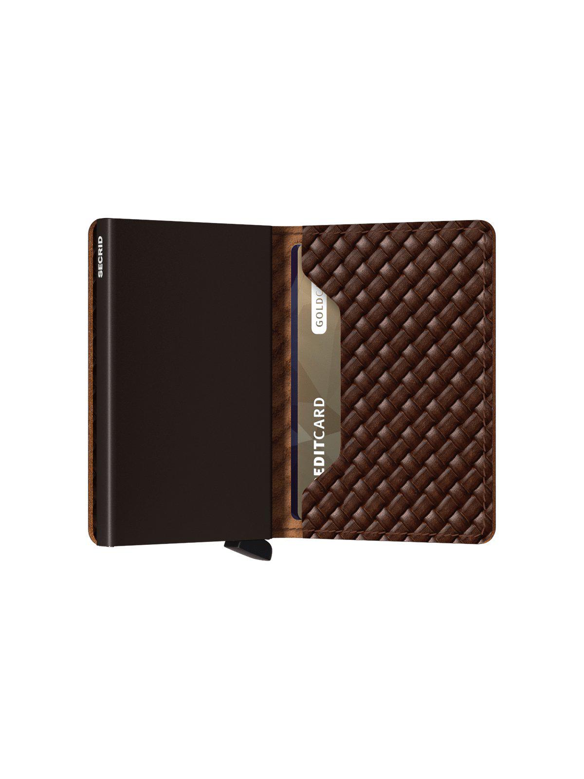Secrid Slimwallet Basket Brown