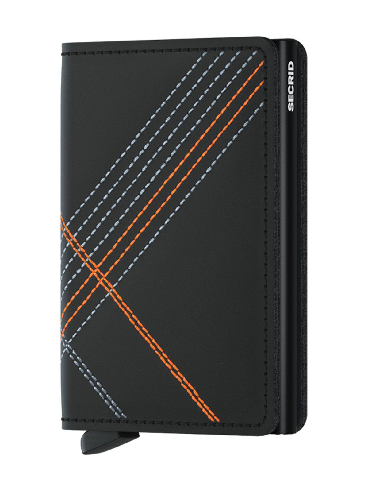 Secrid Slimwallet Stitch Linea Orange