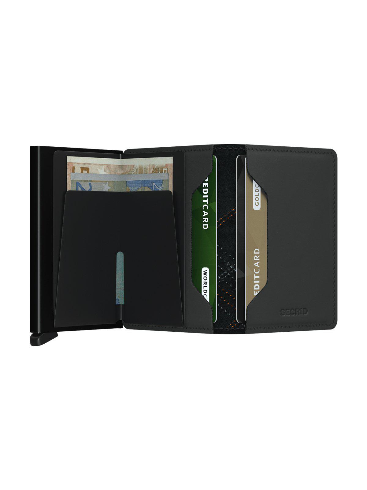 Secrid Slimwallet Stitch Linea Orange