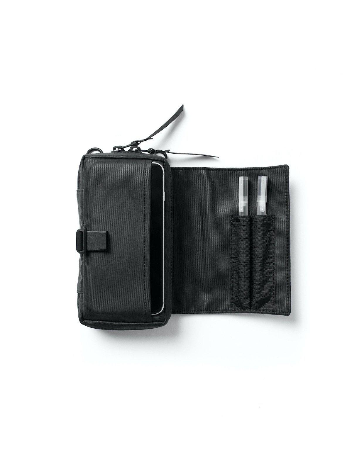 Black Ember SML Admin Pouch Jet Black - MORE by Morello Indonesia