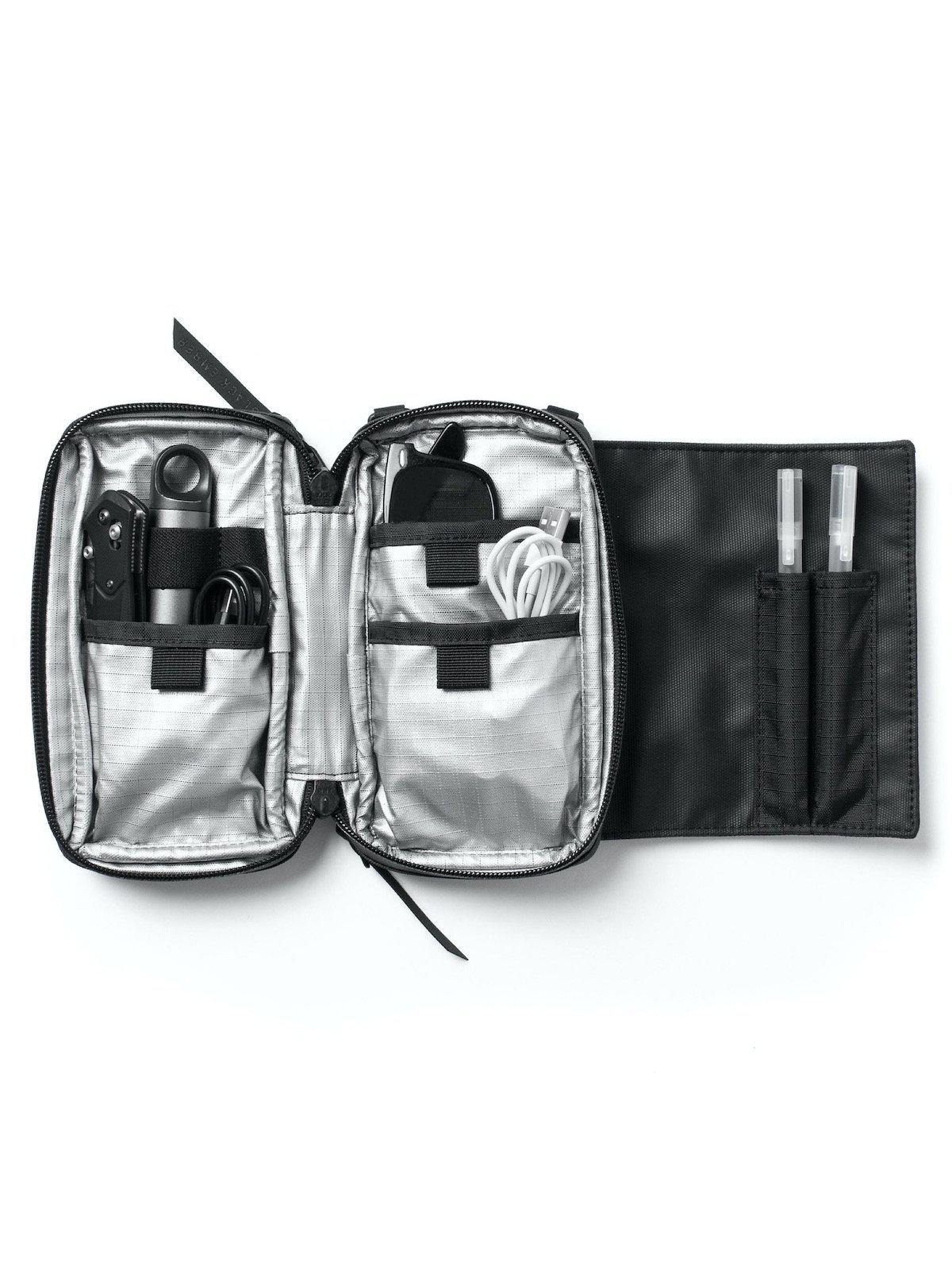 Black Ember SML Admin Pouch Jet Black - MORE by Morello Indonesia