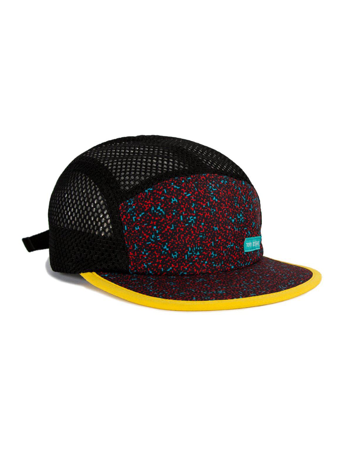 Topo Designs Sport Hat Black Red