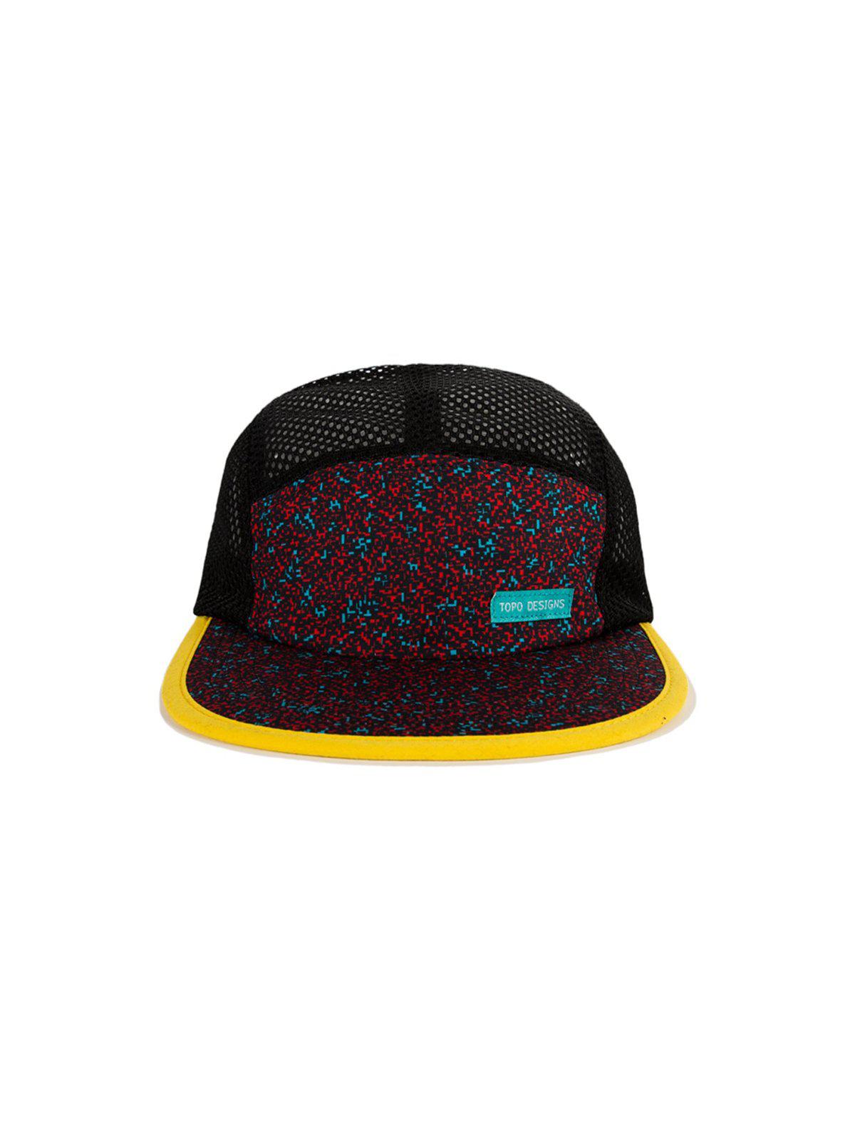 Topo Designs Sport Hat Black Red