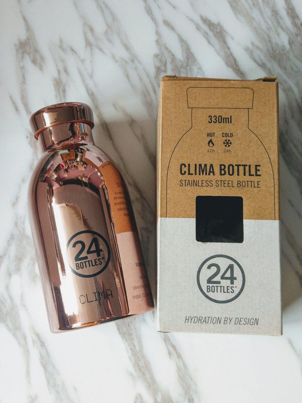 24Bottles Clima Bottle Rose Gold 330ml