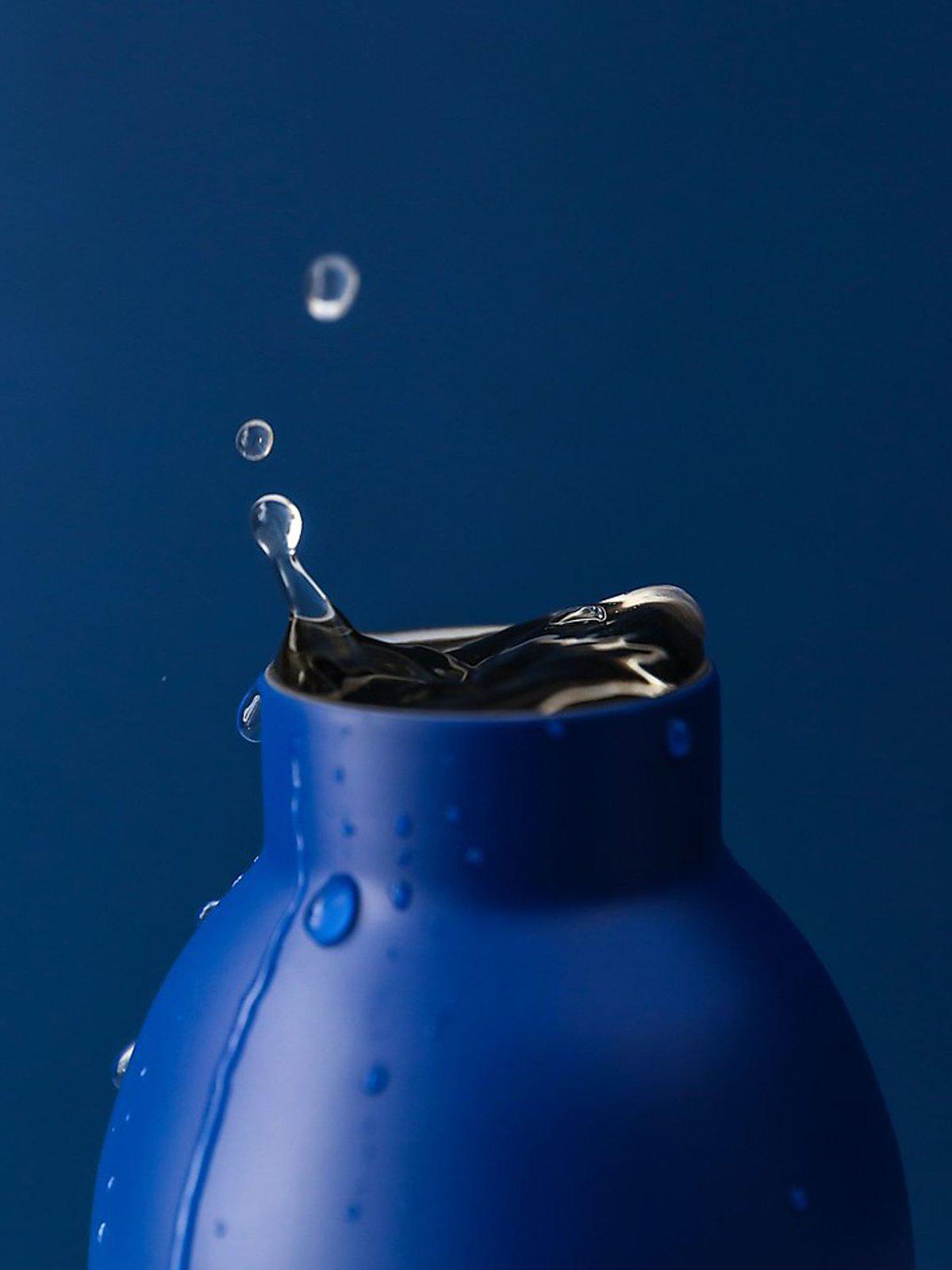 24Bottles Clima Bottle Gold Blue 500ml