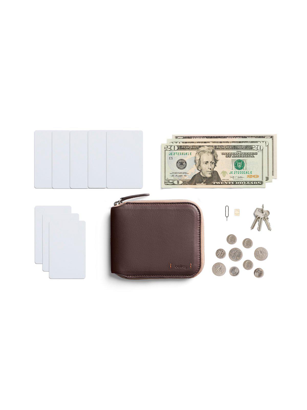 Bellroy Zip Wallet Premium Edition Aragon RFID